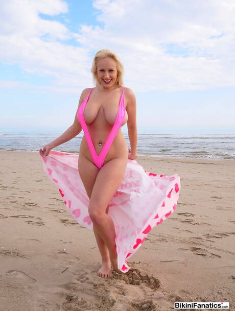 Bikini Fanatics invite you to explore free photos featuring Angel Wicky unveiling hot form